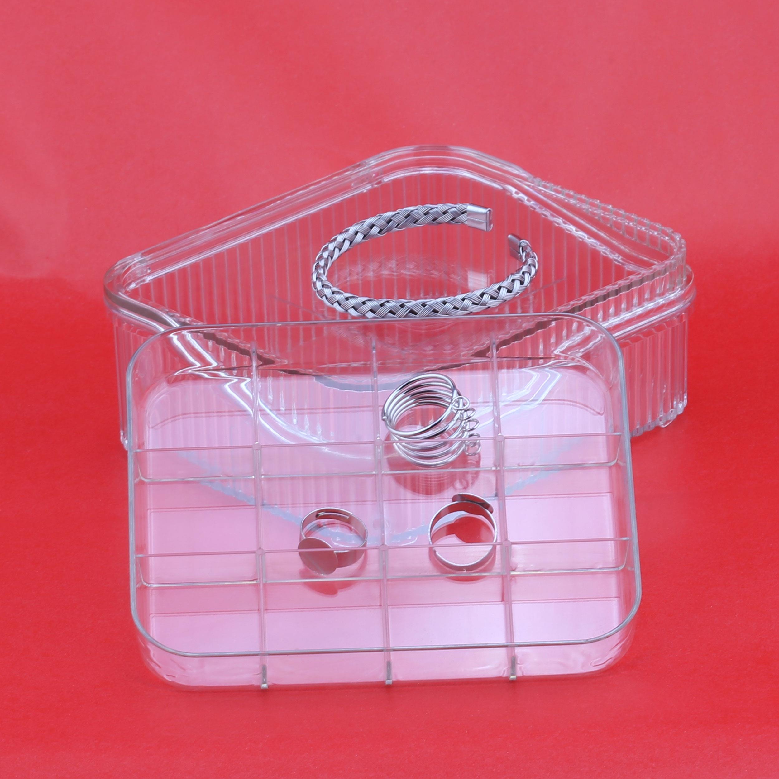 16 Bölmeli 2 Katlı Takı ve Yüzük Kutusu