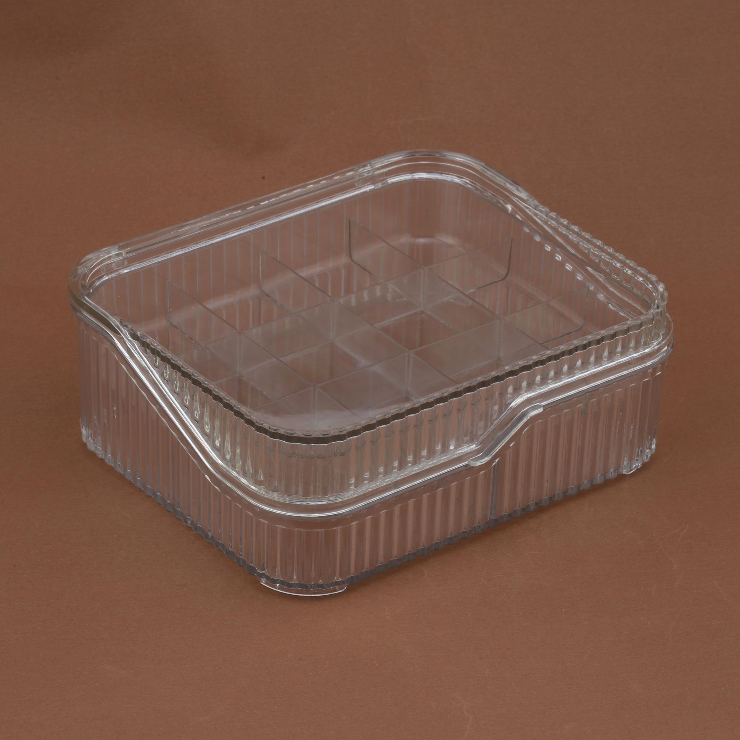 16 Bölmeli 2 Katlı Takı ve Yüzük Kutusu