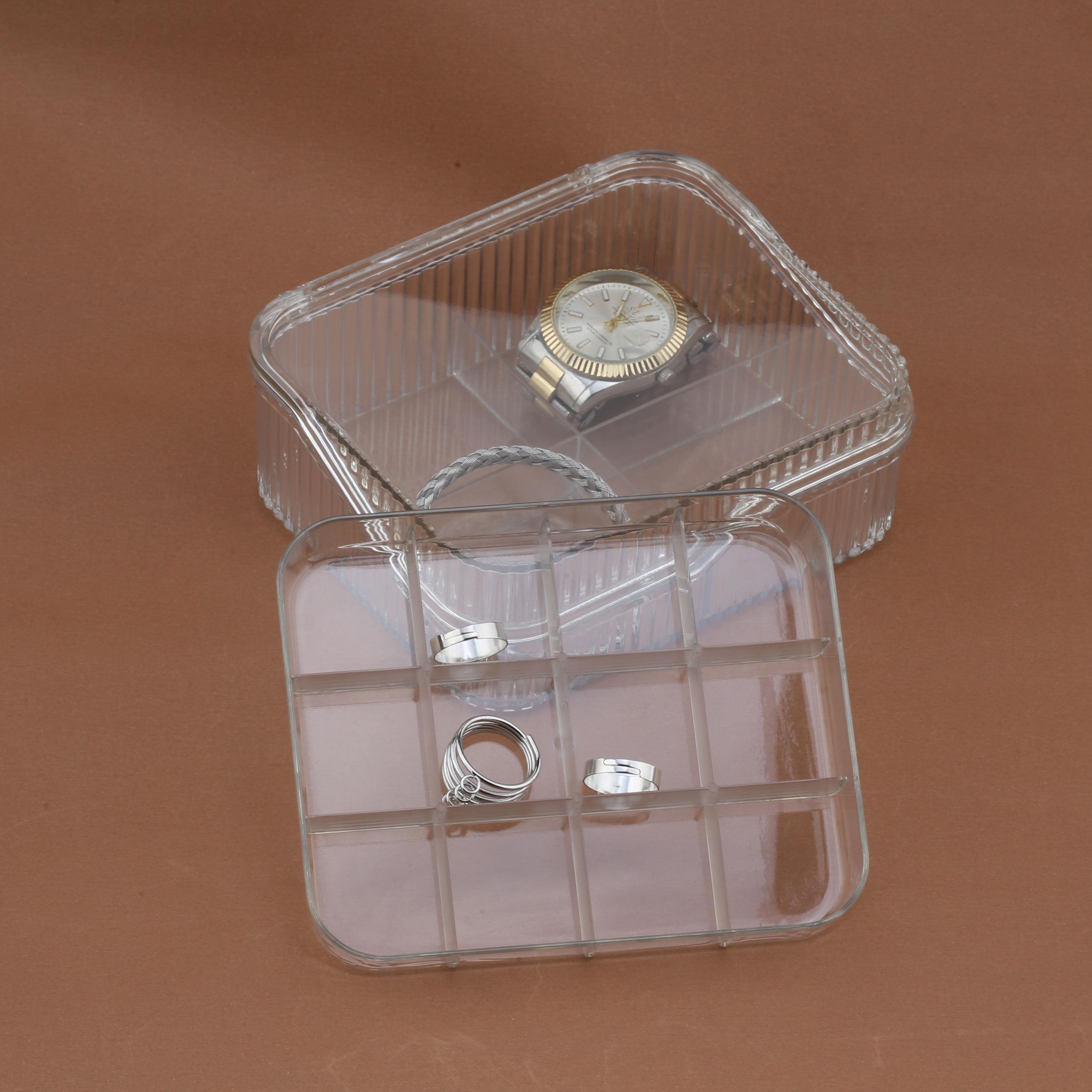 16 Bölmeli 2 Katlı Takı ve Yüzük Kutusu