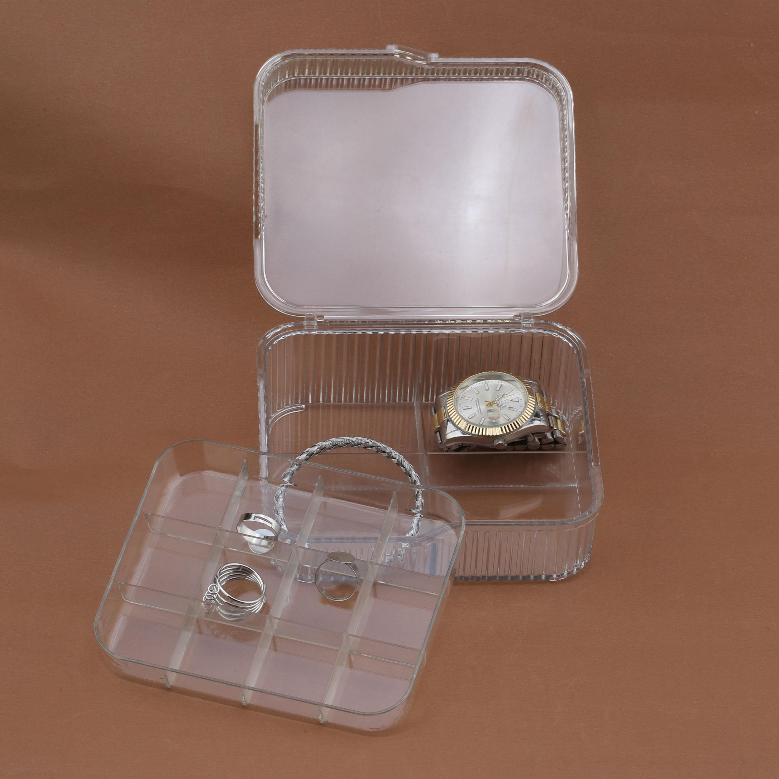 16 Bölmeli 2 Katlı Takı ve Yüzük Kutusu