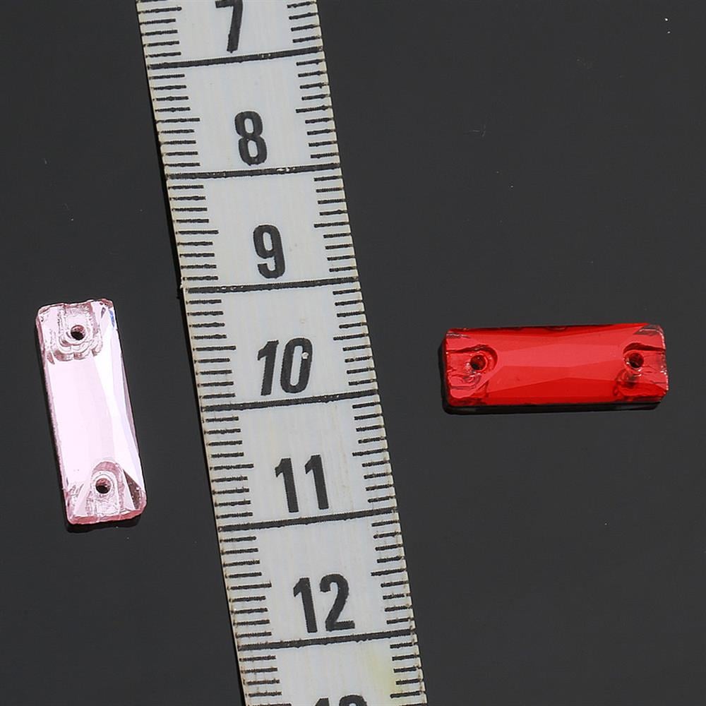 2 Delikli Dikdörtgen Dikme Kristal Taş