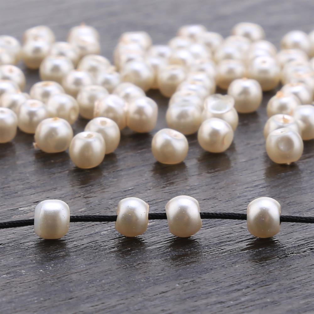 4 mm Cam İnci Boncuk 100 adet