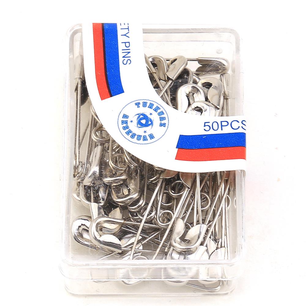 50 Adet Küçük Gümüş Çengelli İğne