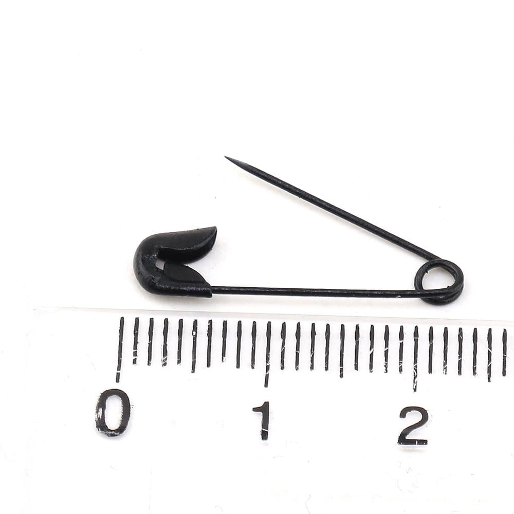 50 Adet Siyah Çengelli Eşarp ve Şal İğnesi