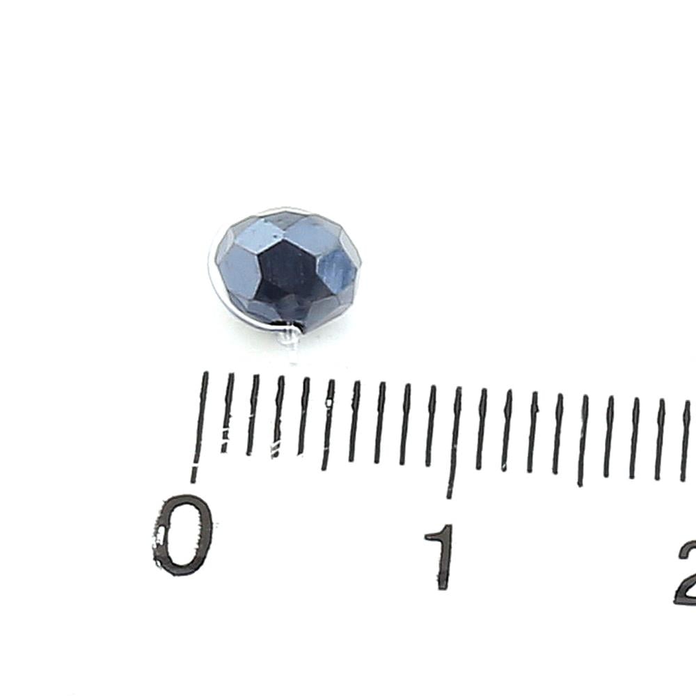 6 mm Hematit Kristal Cam Boncuk