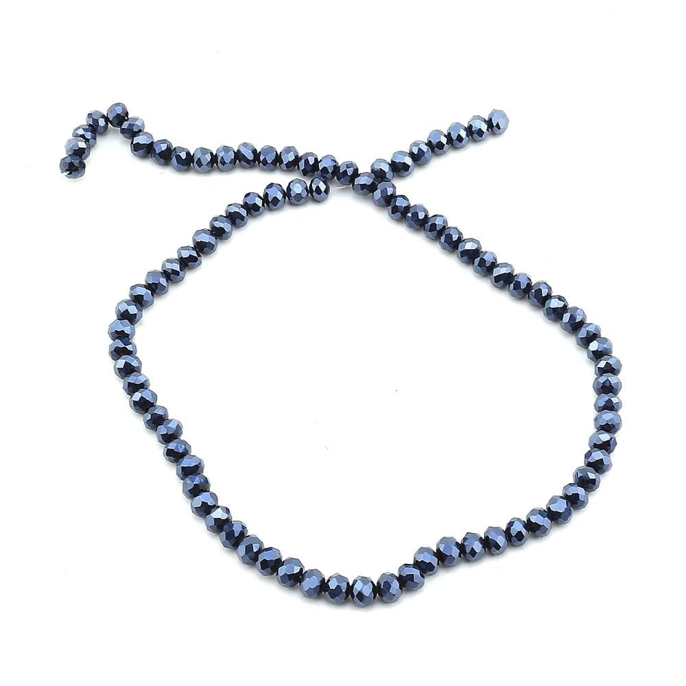 6 mm Hematit Kristal Cam Boncuk