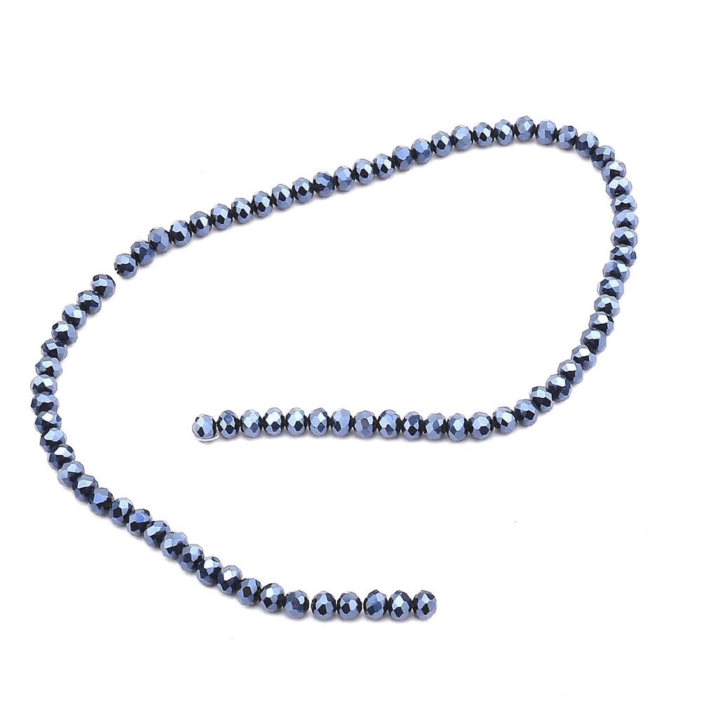 6 mm Hematit Kristal Cam Boncuk