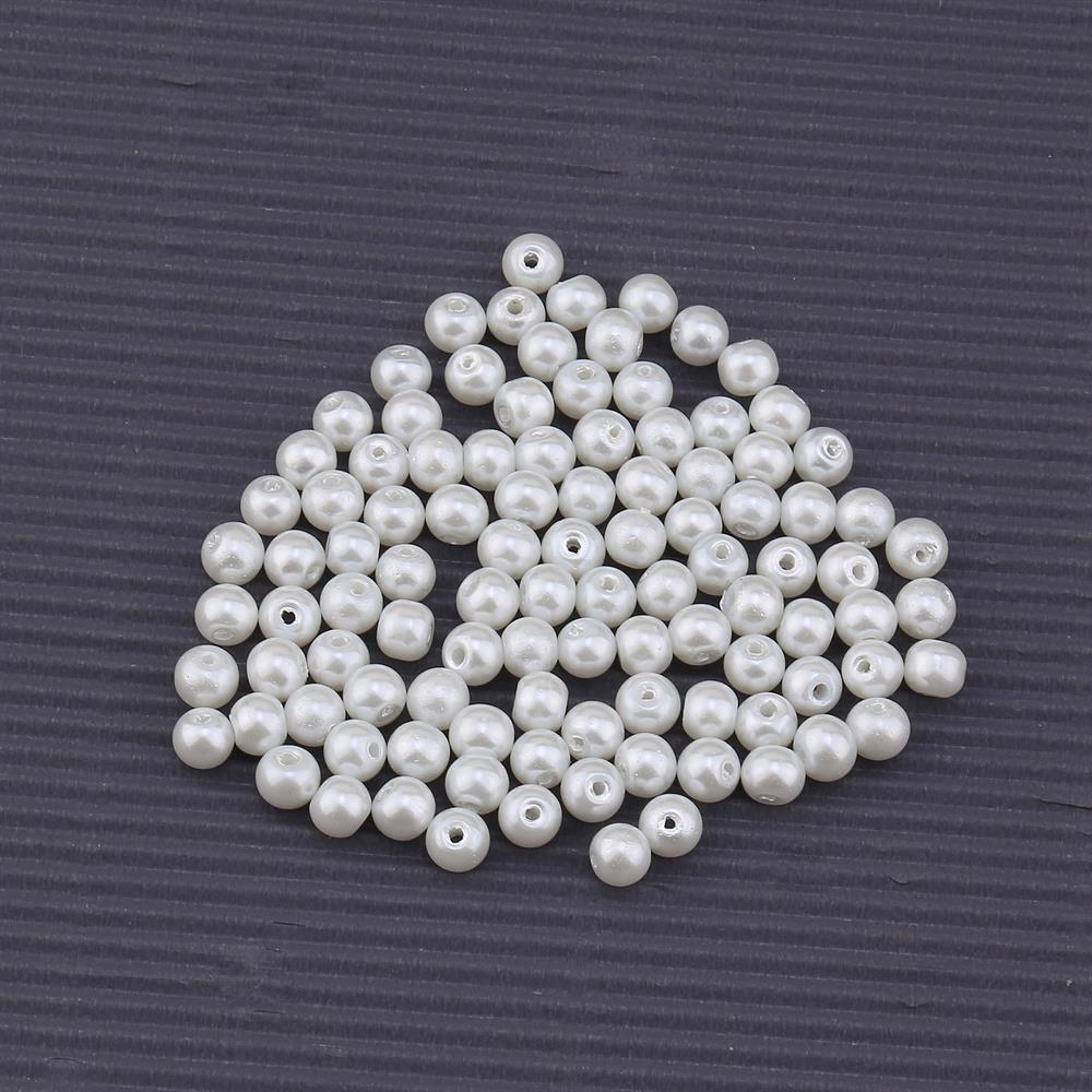6 mm İnci Boncuk 100 adet