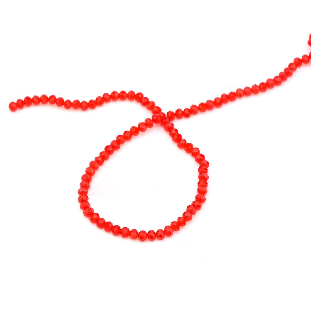 6 mm Şeffaf Kristal Dizi Boncuk