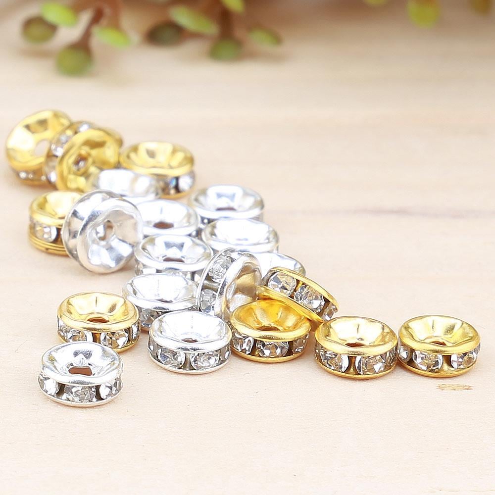 6 mm Taşlı Rondela Ayraç 10 Adet