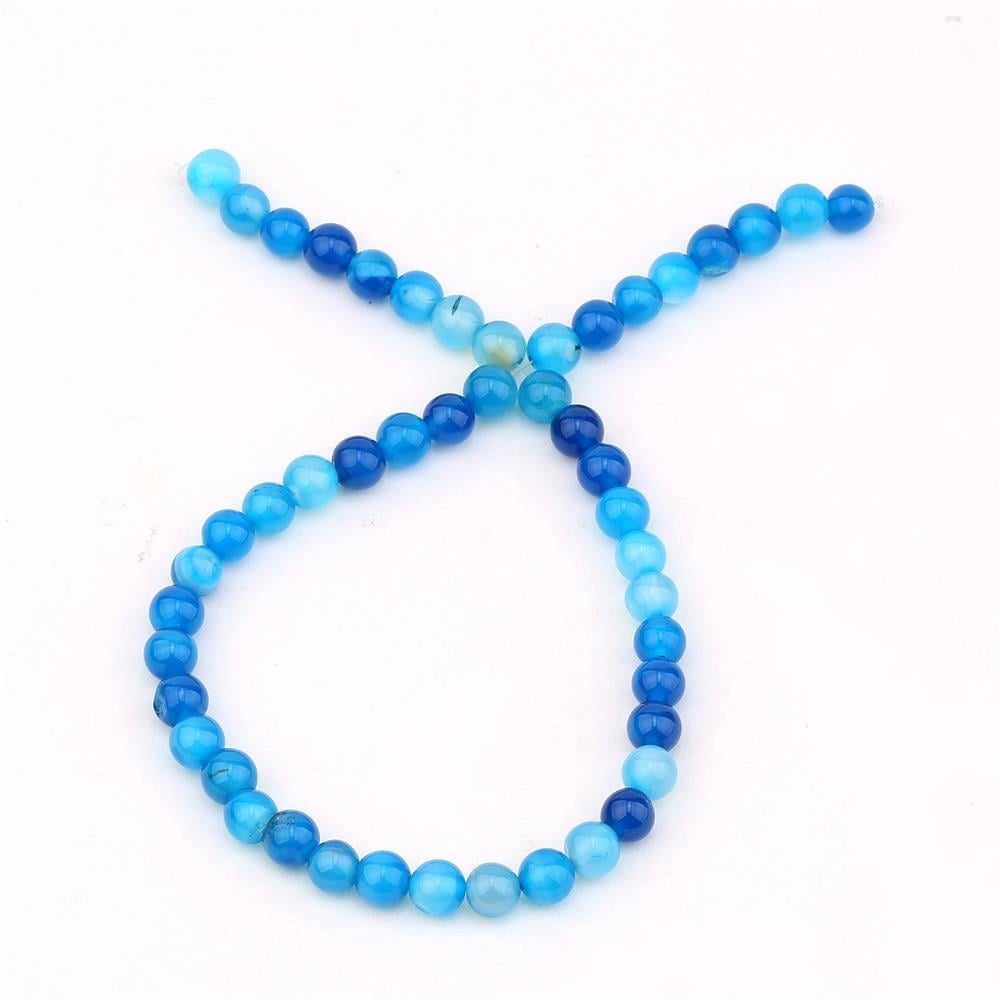 8 mm Mavi Akik Boncuk