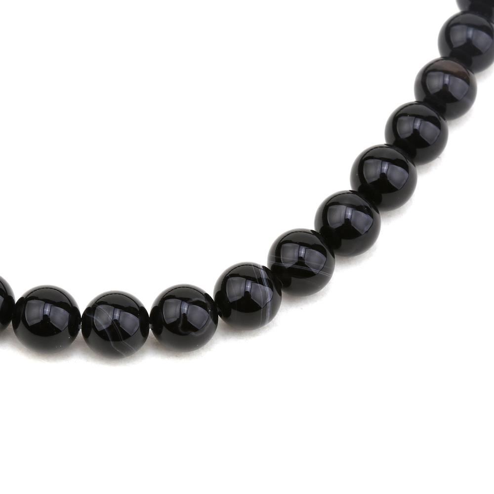 8 mm Siyah Akik Boncuk