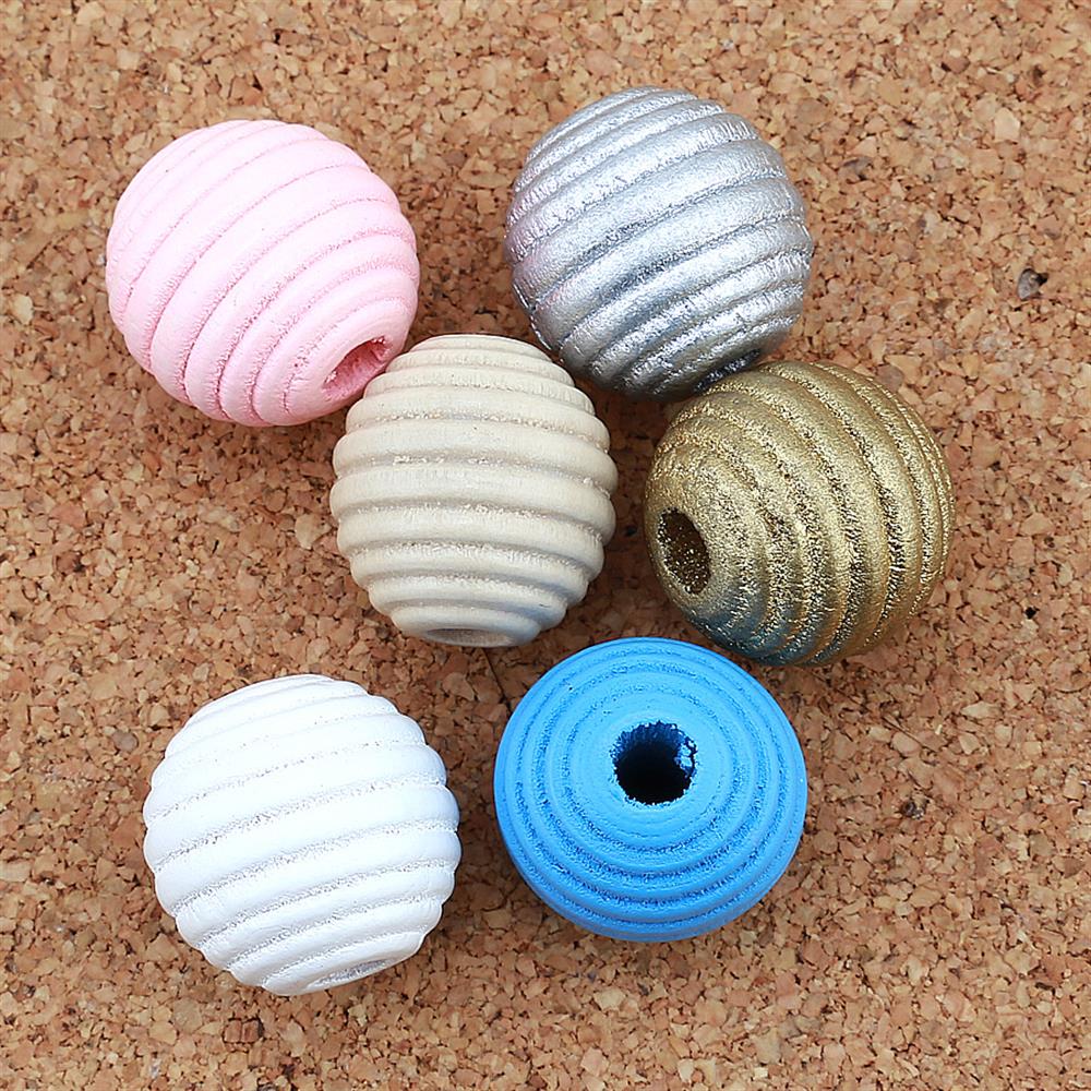 Ahşap Büyük Boncuk