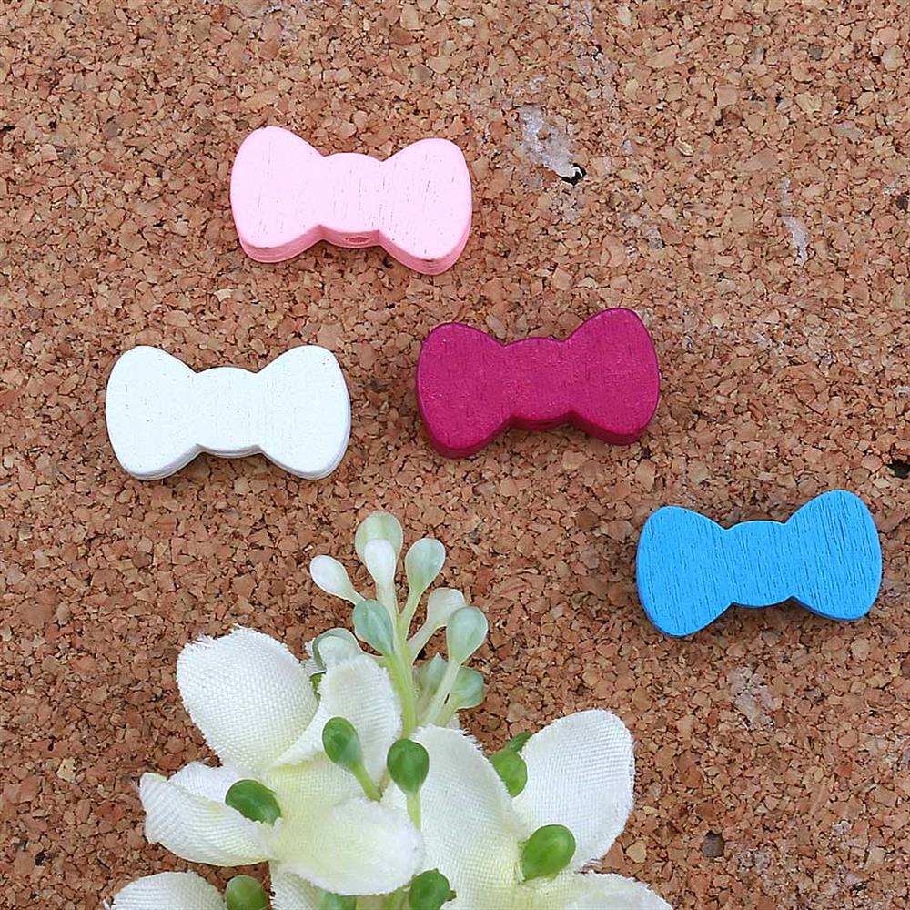 Ahşap Fiyonk Emzik Zinciri Boncuğu