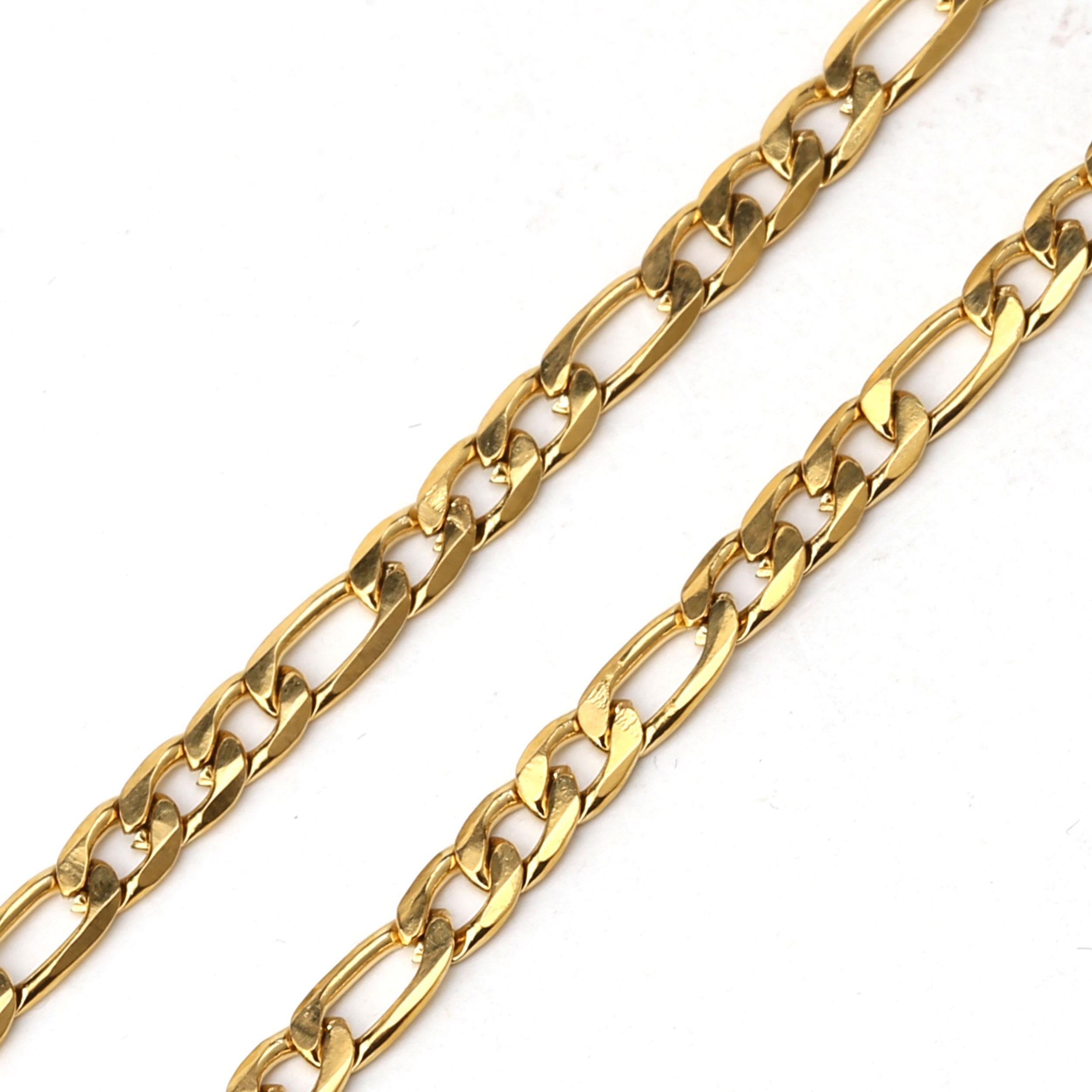 Altın Renk Çelik Kolye Bileklik Seti