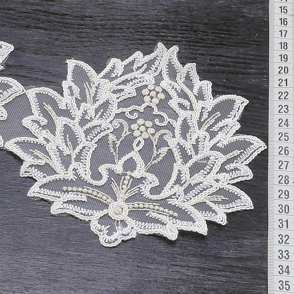 Altın Simli Fransız Dantel