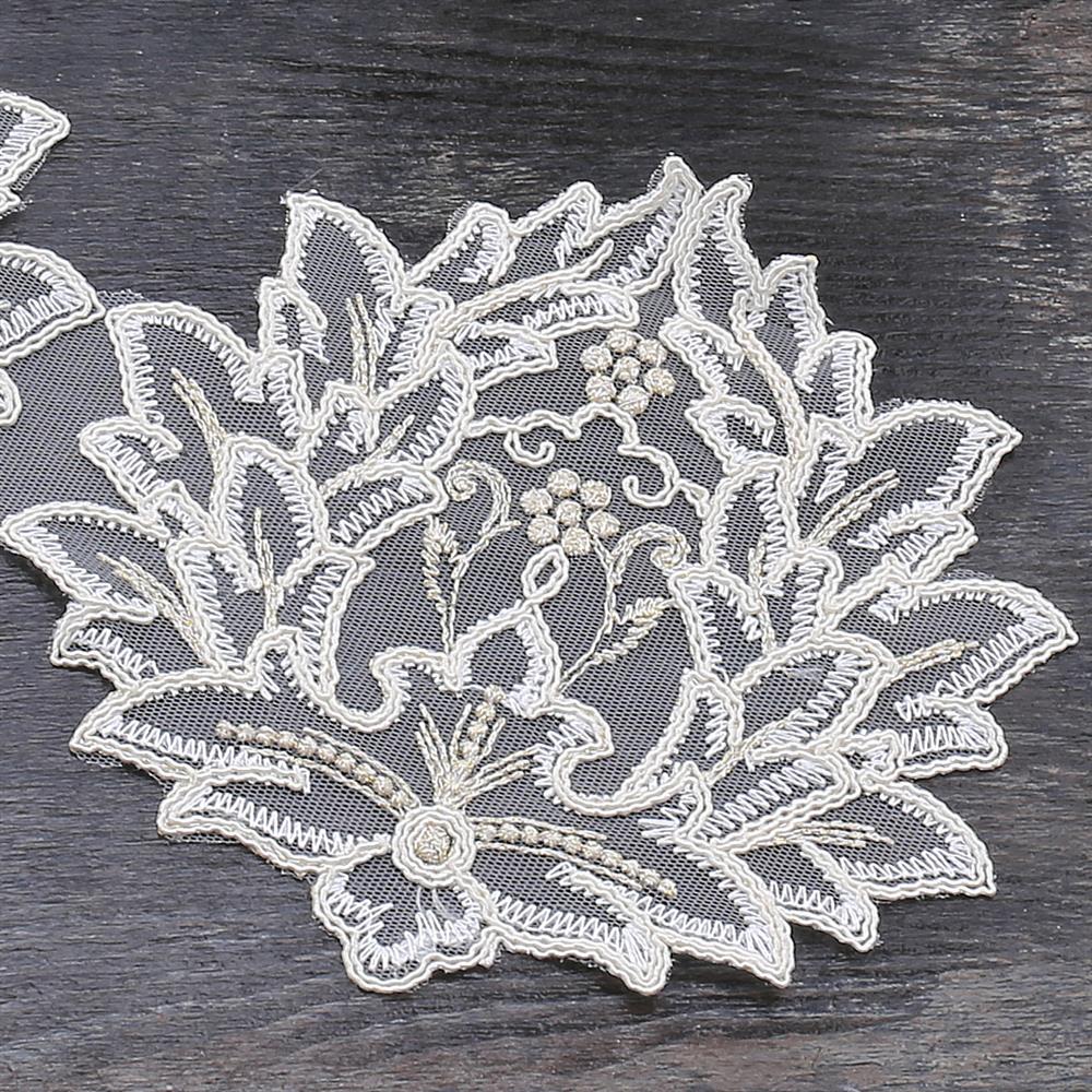 Altın Simli Fransız Dantel