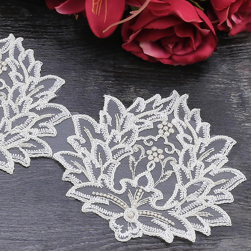 Altın Simli Fransız Dantel