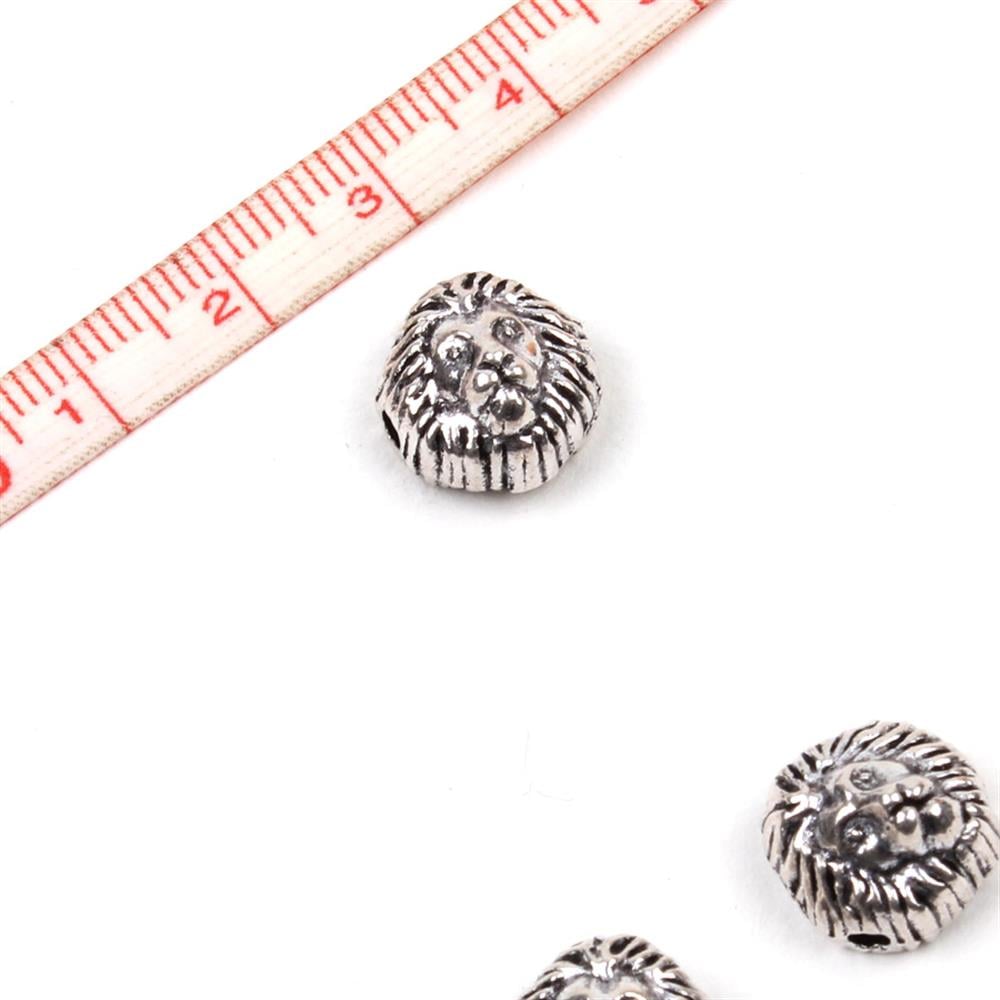 Arslan Figür Metal Takı Boncuğu