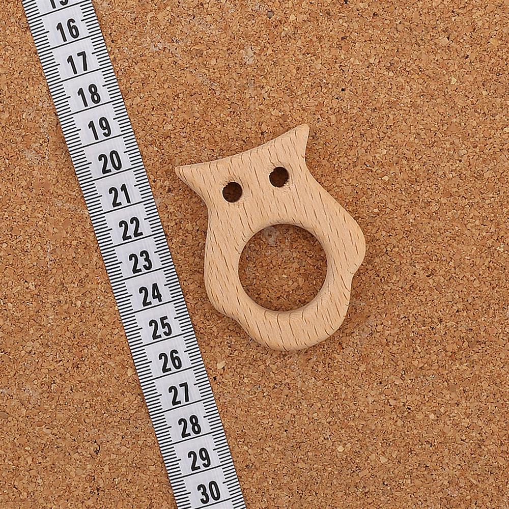 Baykuş Şeklinde Ahşap Diş Kaşıyıcı