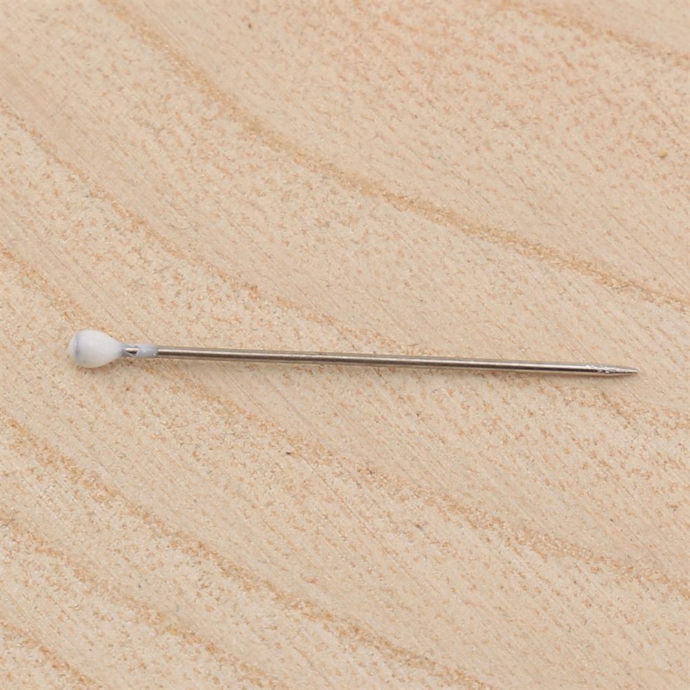 Beyaz Mine Başlı Toplu İğne (50 Adet)