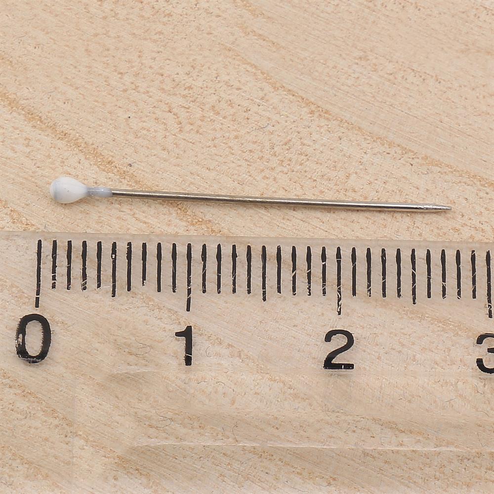 Beyaz Mine Başlı Toplu İğne (50 Adet)