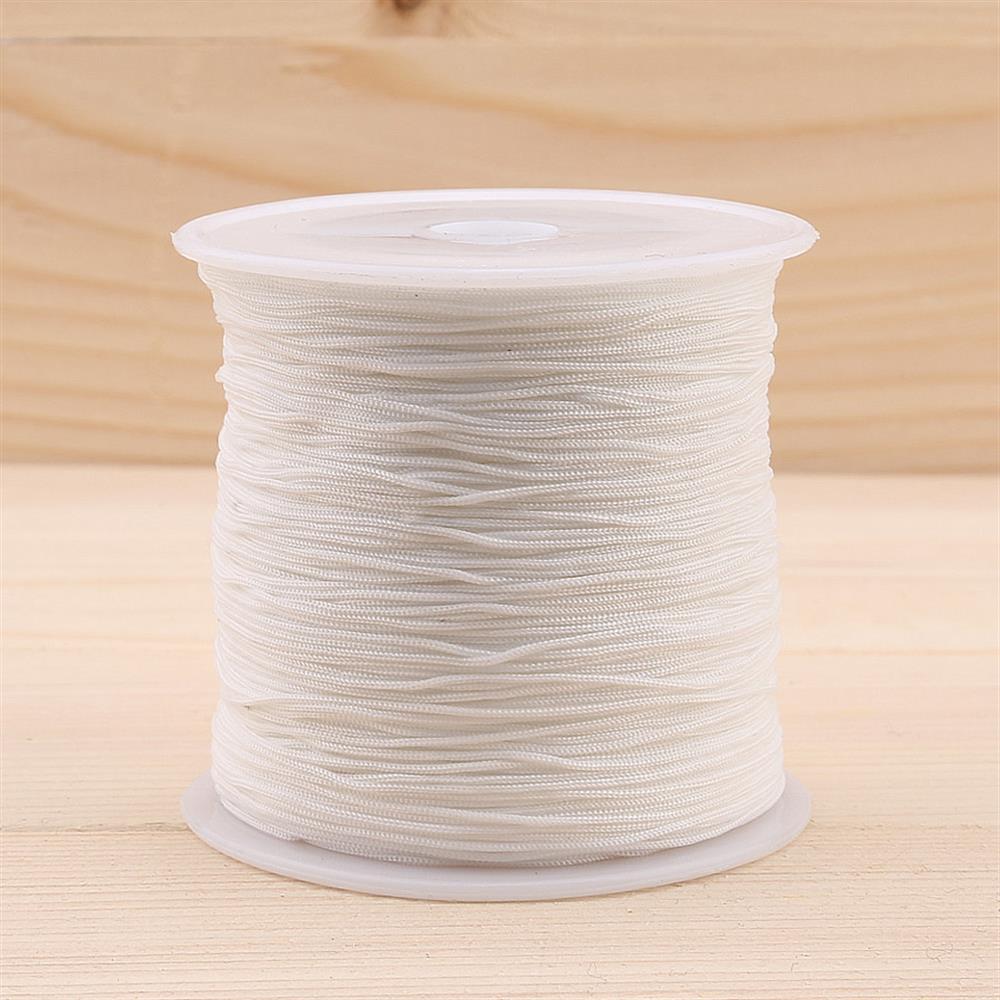 Beyaz Renk String Art İpi, Paraşüt İp 100 metre