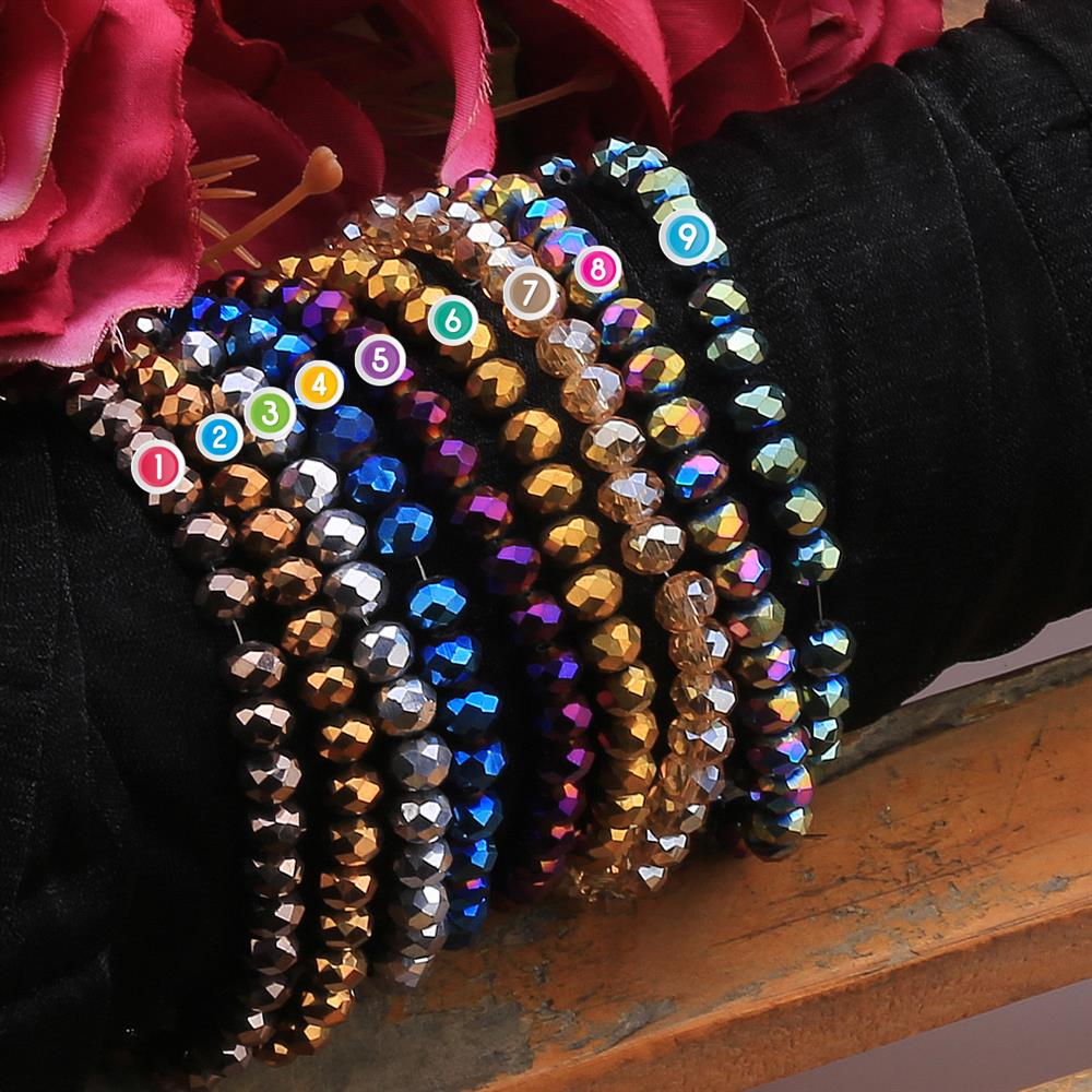 Çin Kristali Boncuk Janjanlı 8 mm