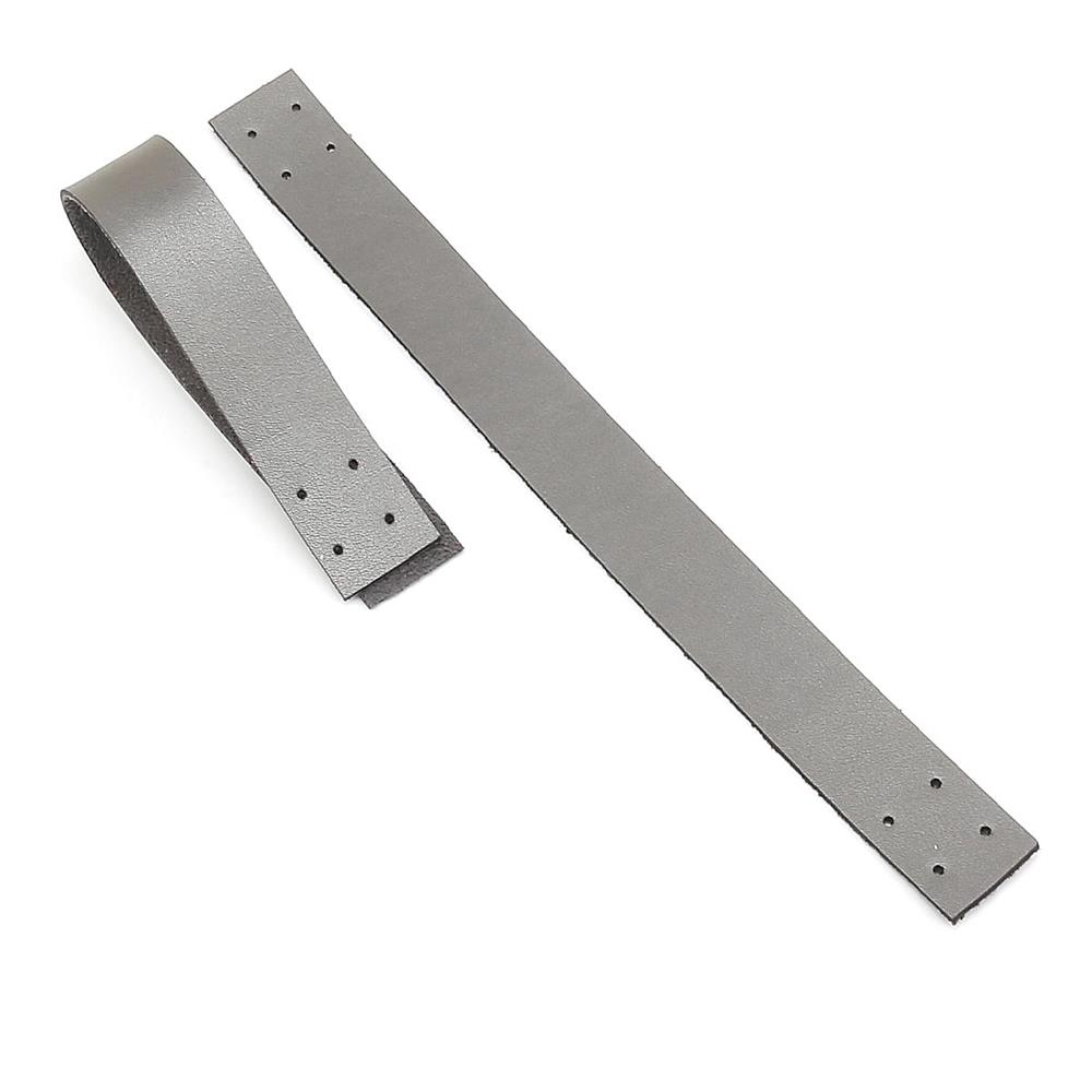 Deri Çanta ve Tepsi Tutacağı Gümüş