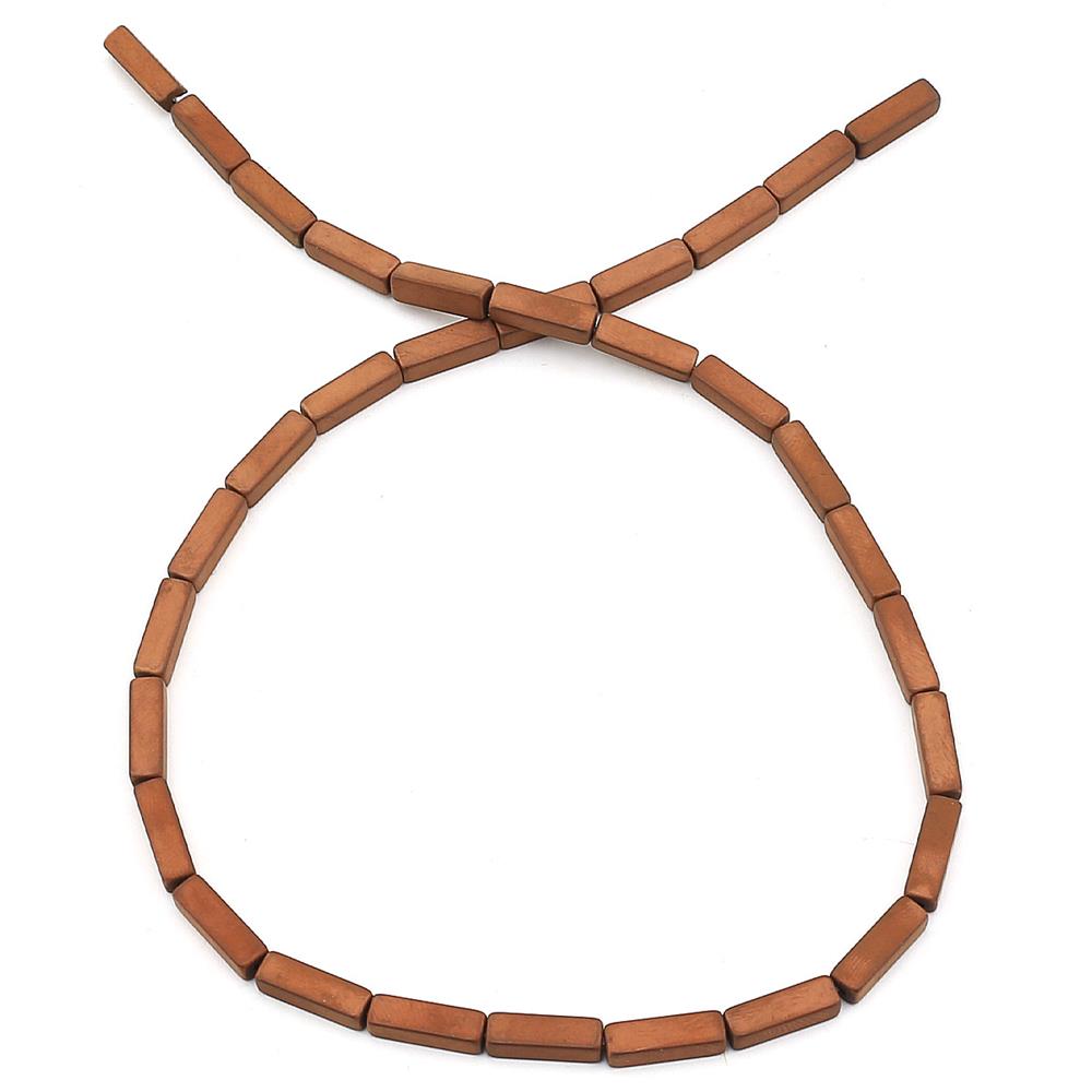 Dikdörtgen Prizma Hematit Boncuk