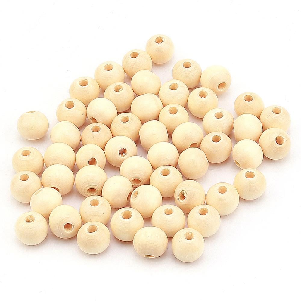 Doğal Renk Ahşap Tahta Boncuk