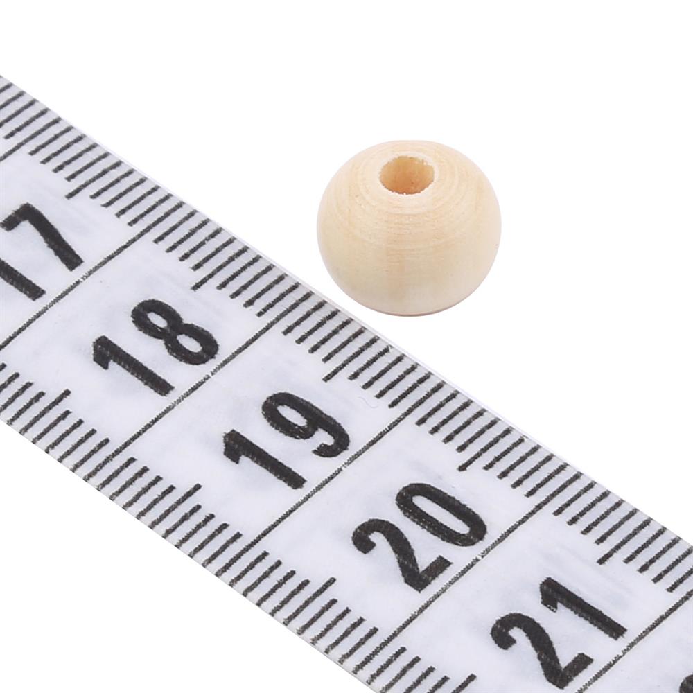 Doğal Renk Ahşap Tahta Boncuk