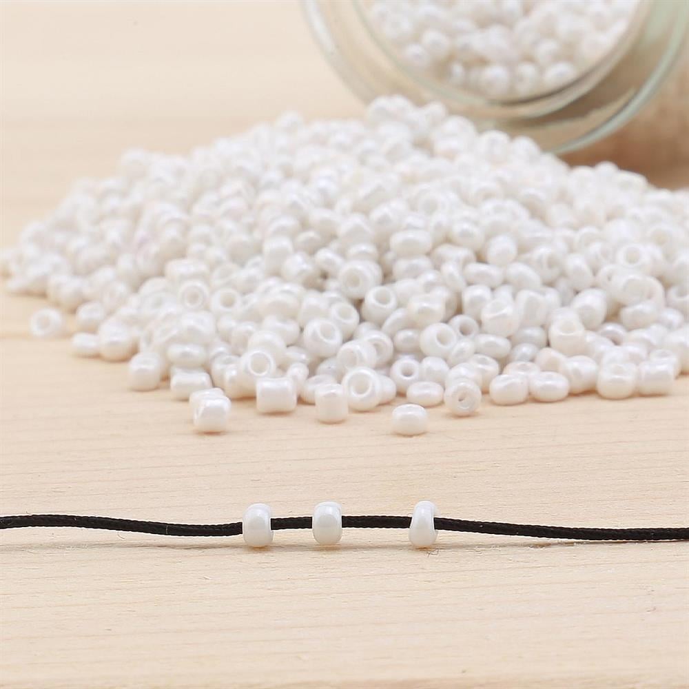 Dökme Kum Boncuk Krem 11/0 2 mm