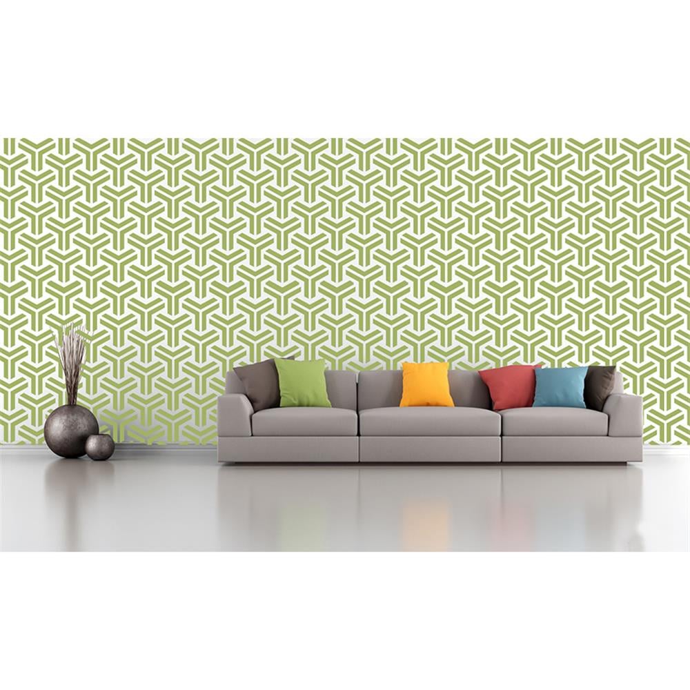 Duvar Stencil 50X57 cm - Rich WALL 013