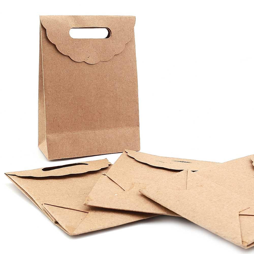 El Geçme Mini Kraft Çanta