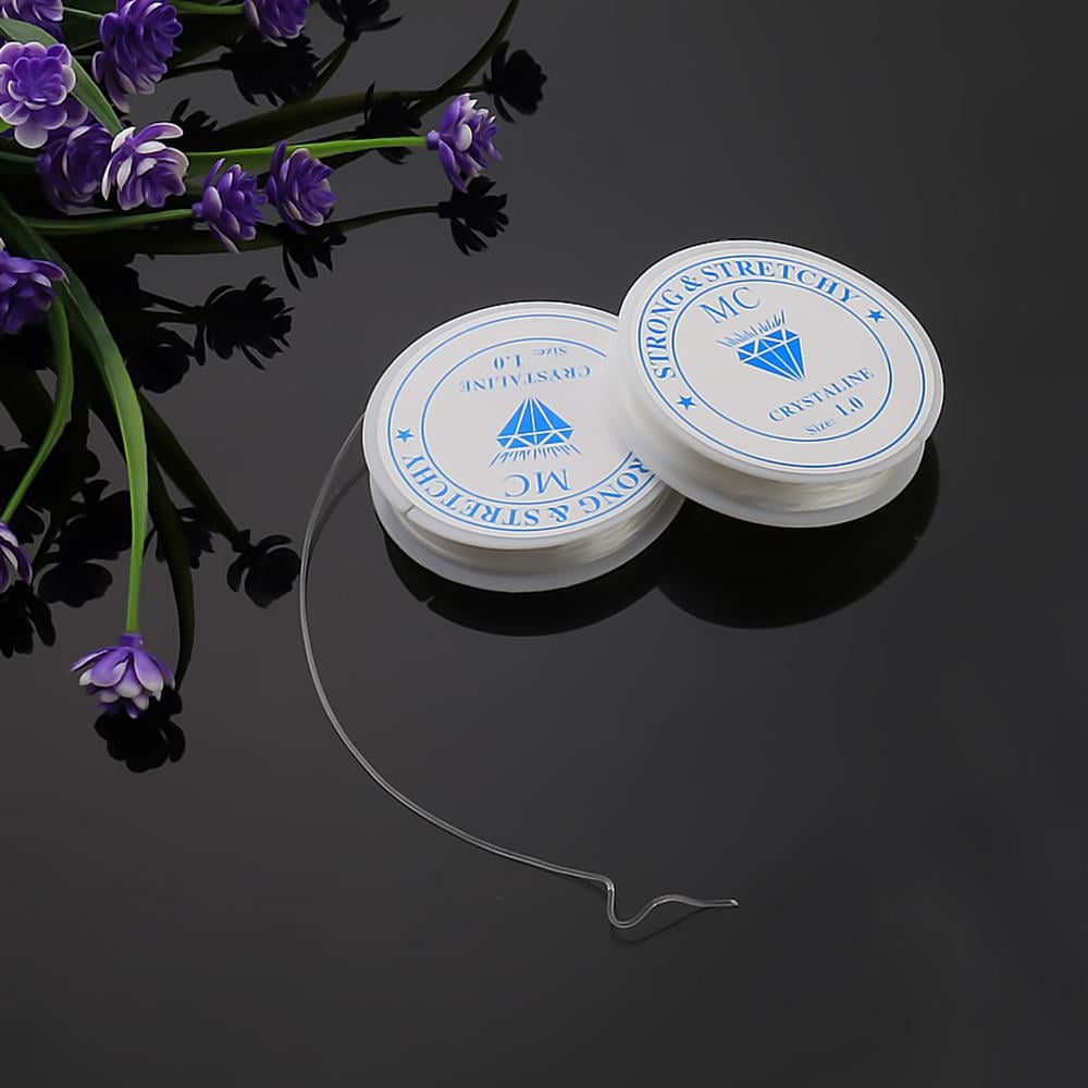 Esnek, Şeffaf Misina Lastik İp Toptan 10 Rulo