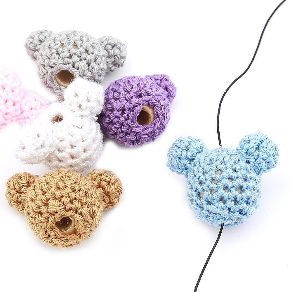 Fare Şeklinde Örme Boncuk