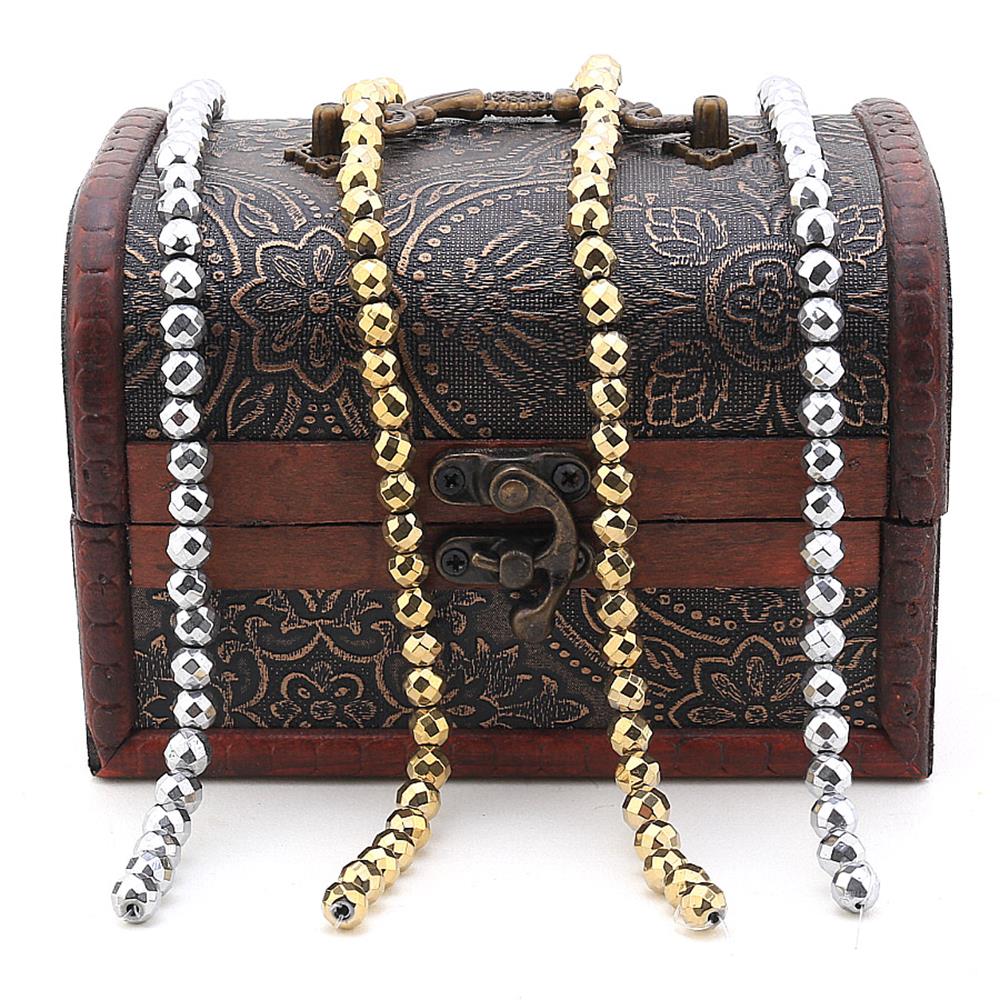 Fasetli Kesim Hematit Boncuk