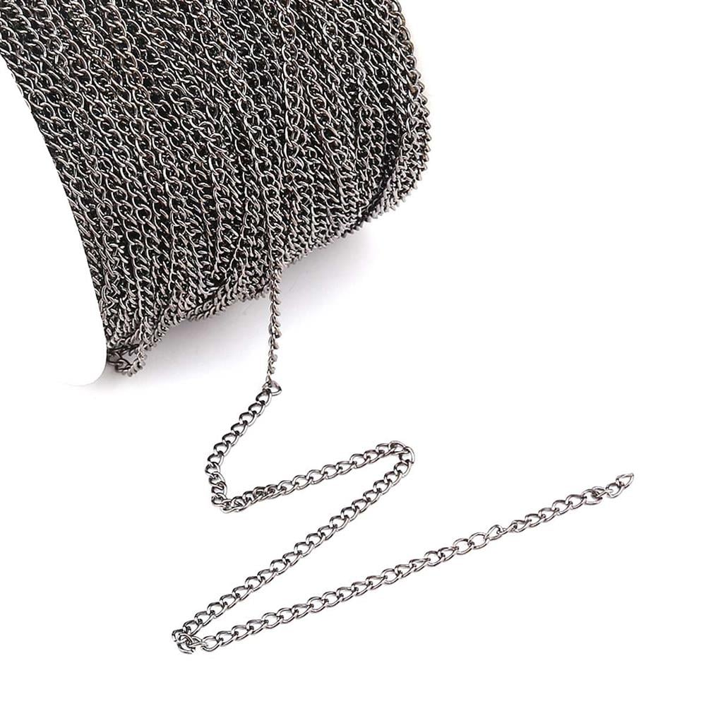 Füme Metal Zincir Metrelik