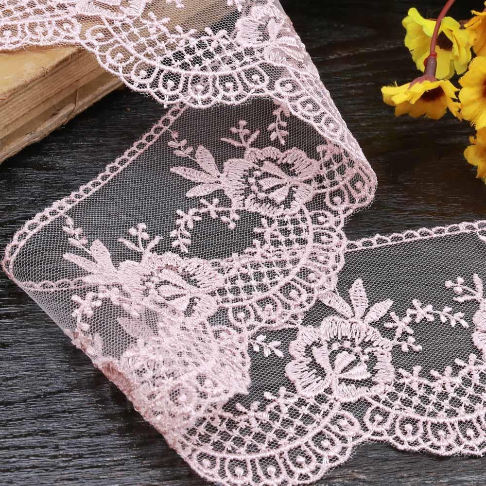 Geniş Güpür Dantel Pudra 67