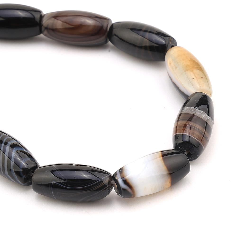 Göz Akik Arpa Boncuk