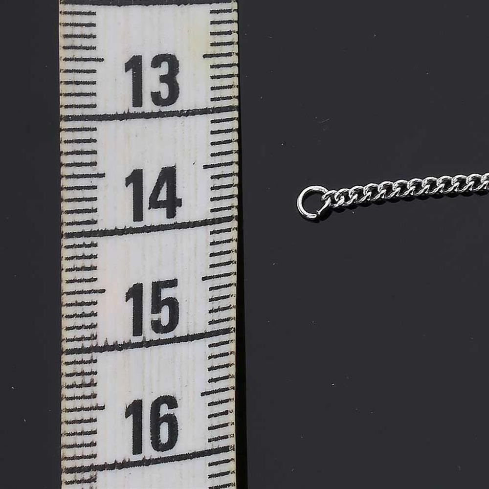 Gümüş Renk, Çelik, Kolye Zinciri - 45 cm