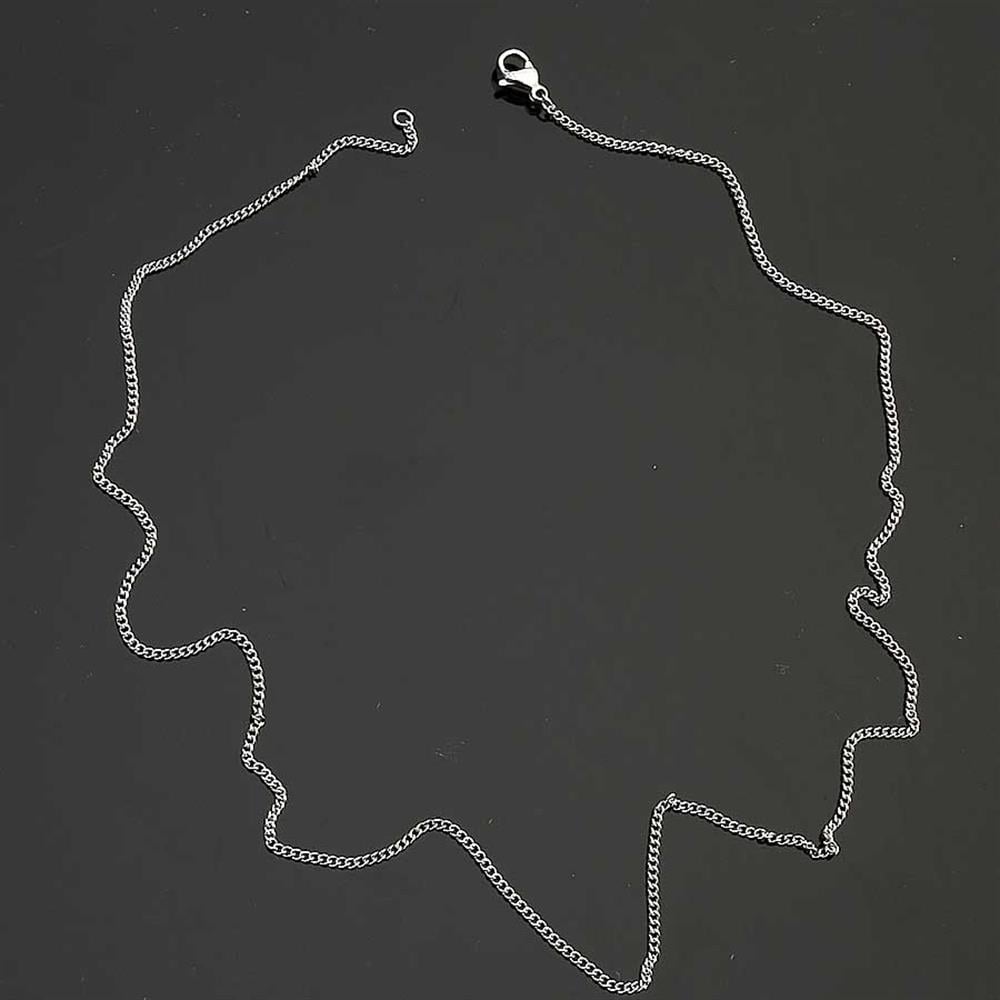 Gümüş Renk, Çelik, Kolye Zinciri - 45 cm