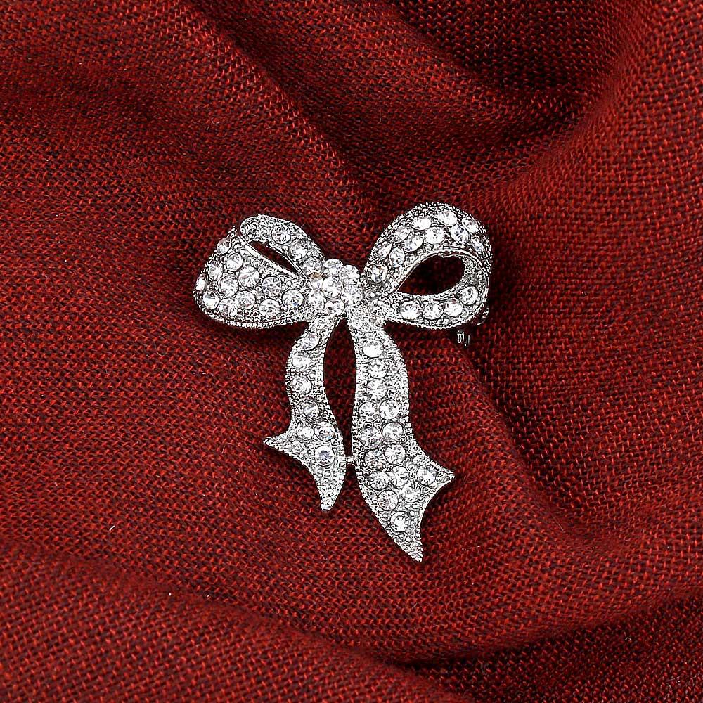 Gümüş Renk Fiyonk Broş