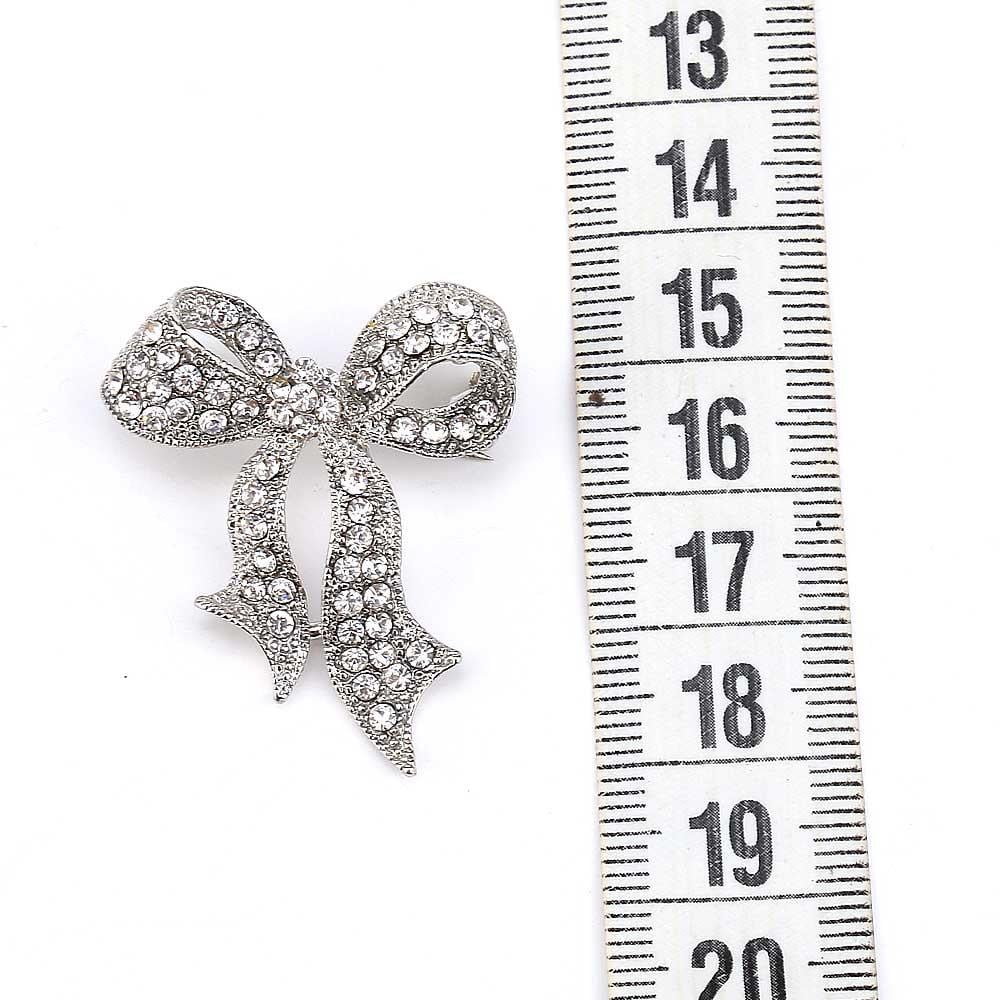 Gümüş Renk Fiyonk Broş