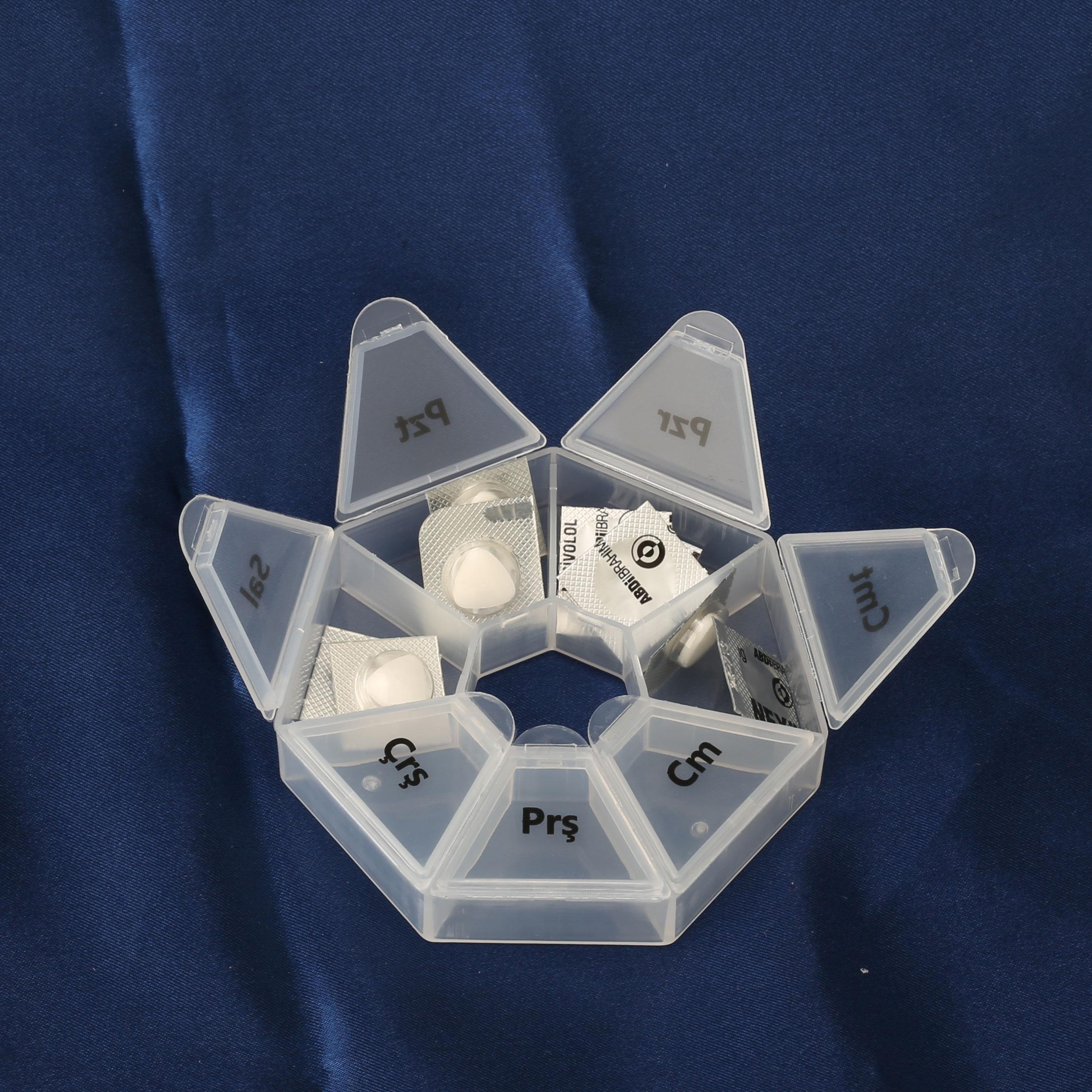 Haftalık İlaç Hap Düzenleyici Kutu