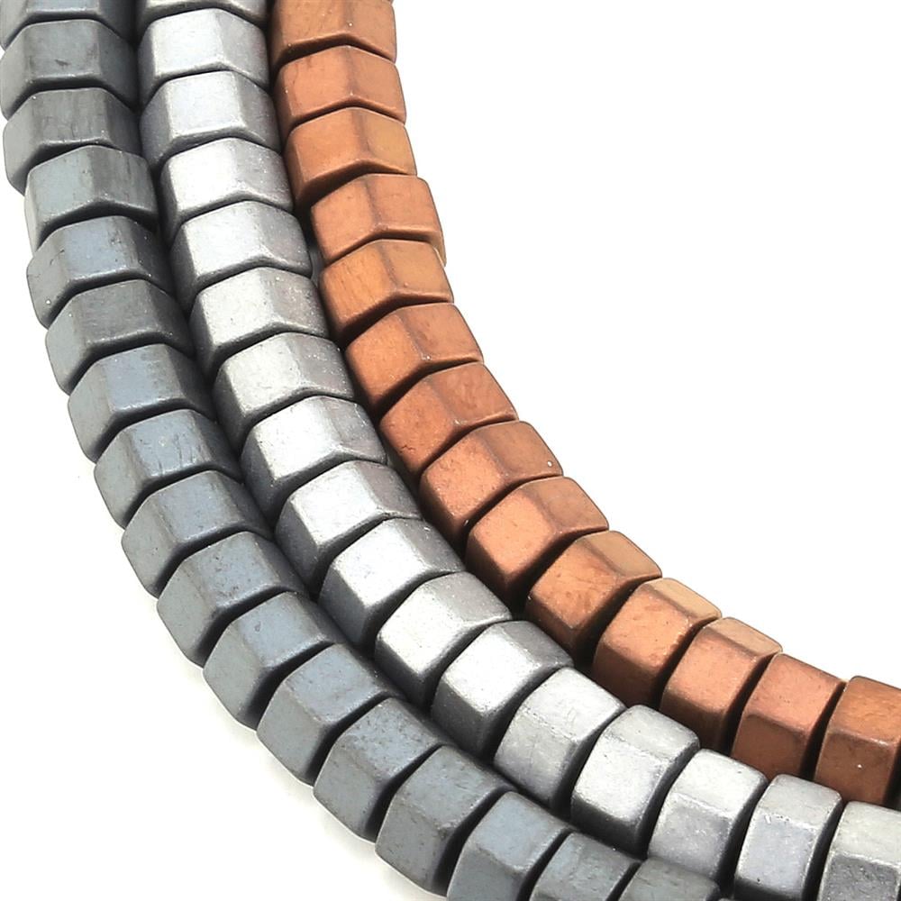 Hematit Boncuk Altıgen