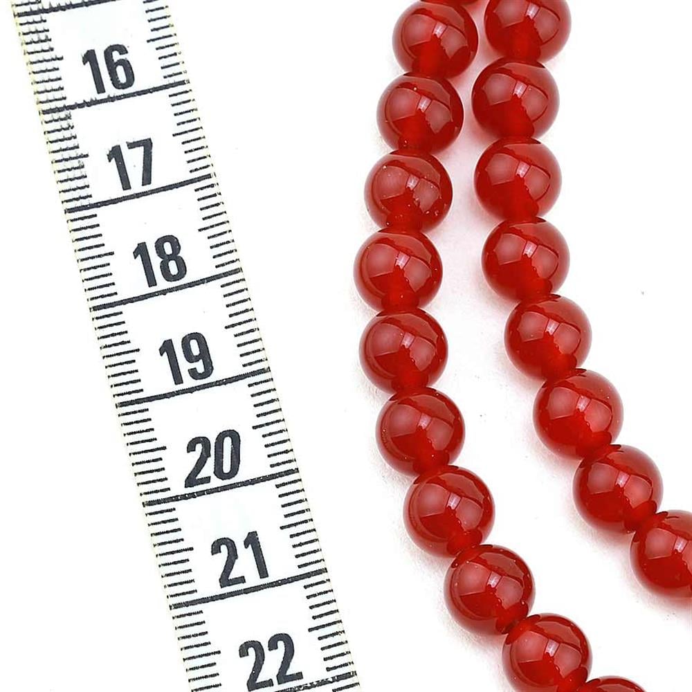 Kahverengi Doğal Akik Taşı Boncuk