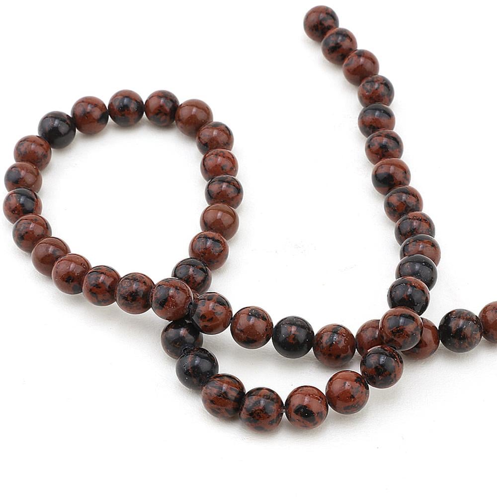 Kahverengi Obsidyen Boncuk