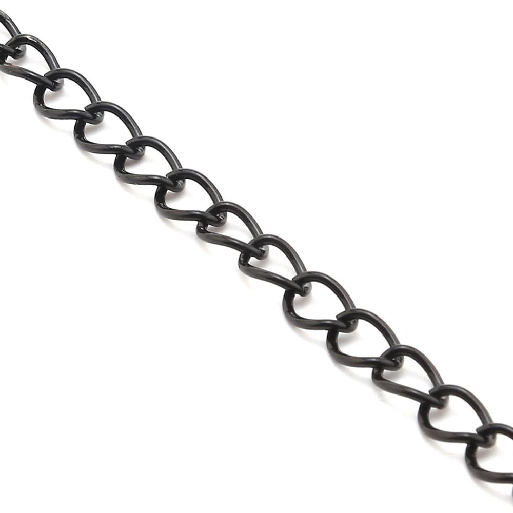 Kalın Metal Takı Zinciri Siyah